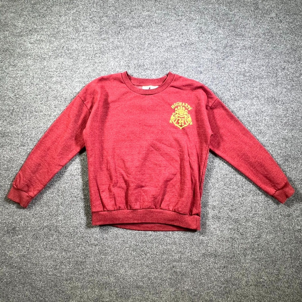Wizarding World of Harry Potter Sweatshirt Womens Medium Red Graphic Hogwarts